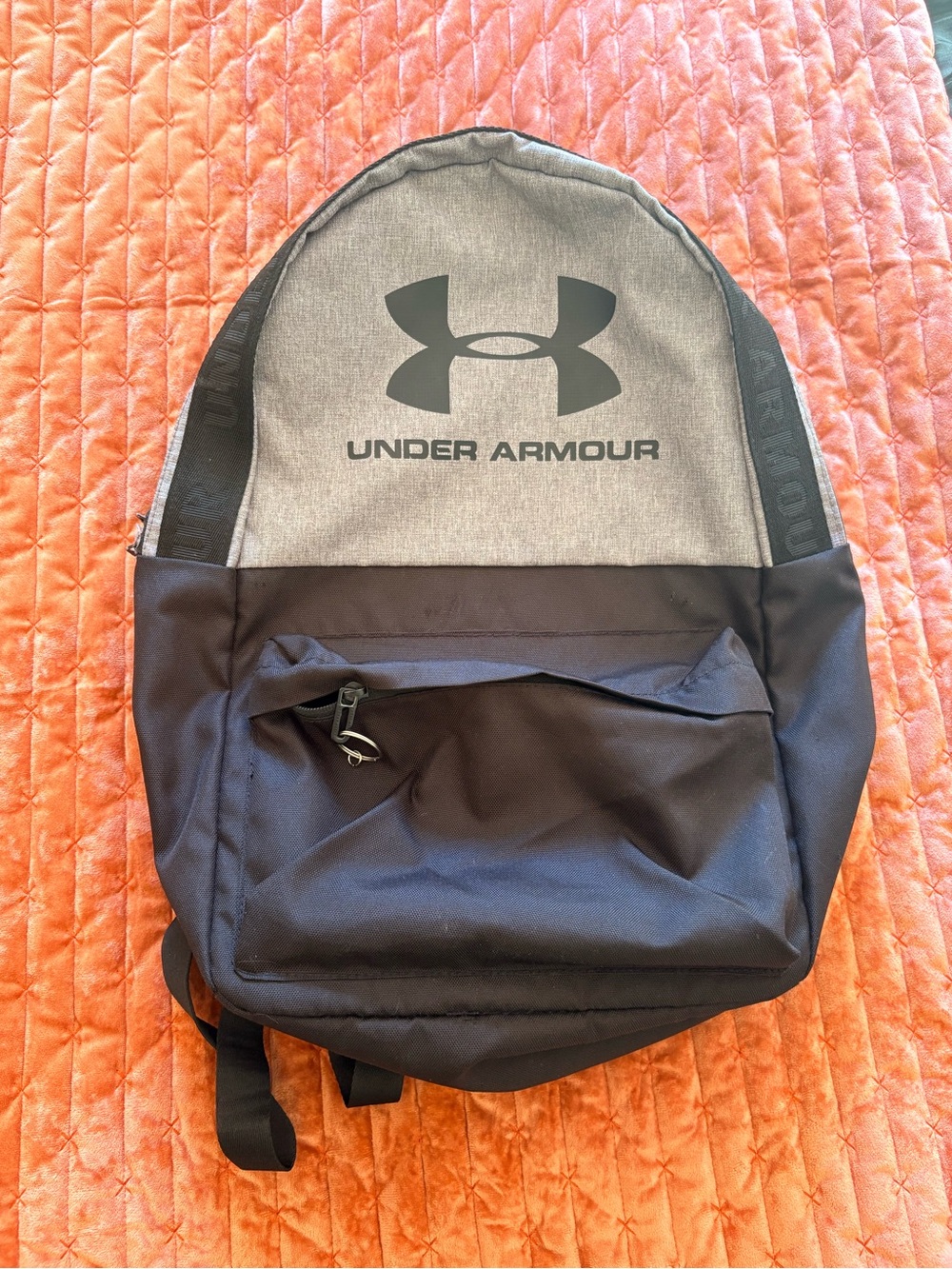 Under Armour Gray and Black Backpack